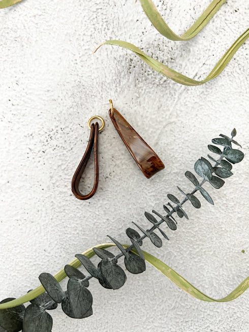 Brown Zipper Pull 1 Pair NTN00085